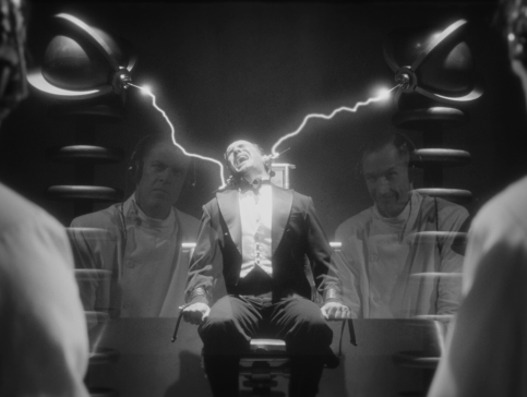 Even under electroshock Valentin won't talk The Artist electroshock