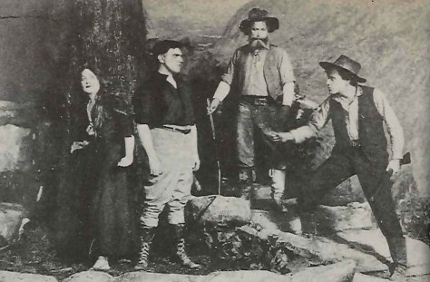 Original stage production of The Trail of the Lonesome Pine with Charlotte Walker, Berton Churchill, WIlliam S. Hart & Willard Robertson 