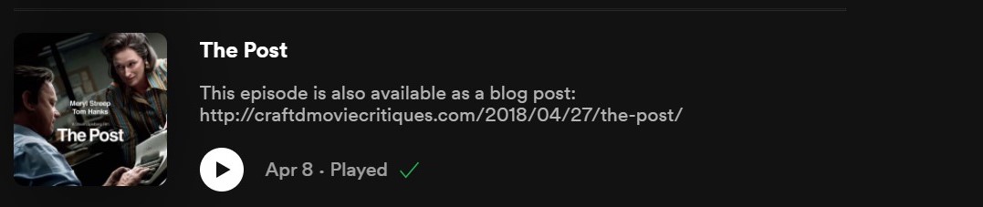 The Post spotify reviews